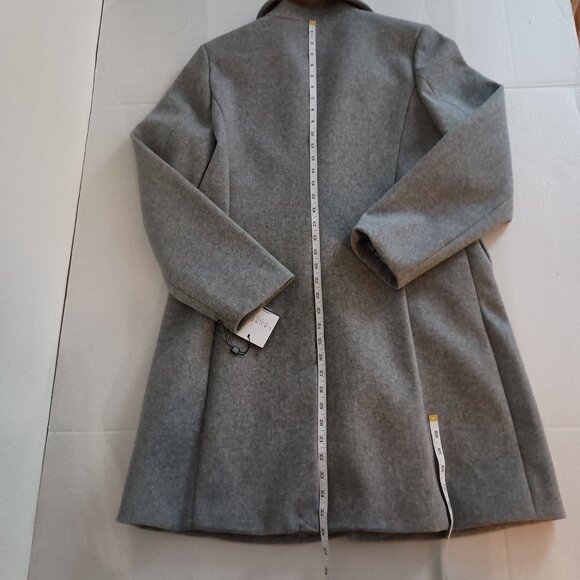 Laundry by Shelli Segal Gray Wool Alternative Winter Coat Women’s Size L NWT - Picture 13 of 16